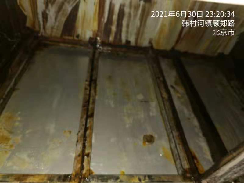 厨房排烟罩清洗前