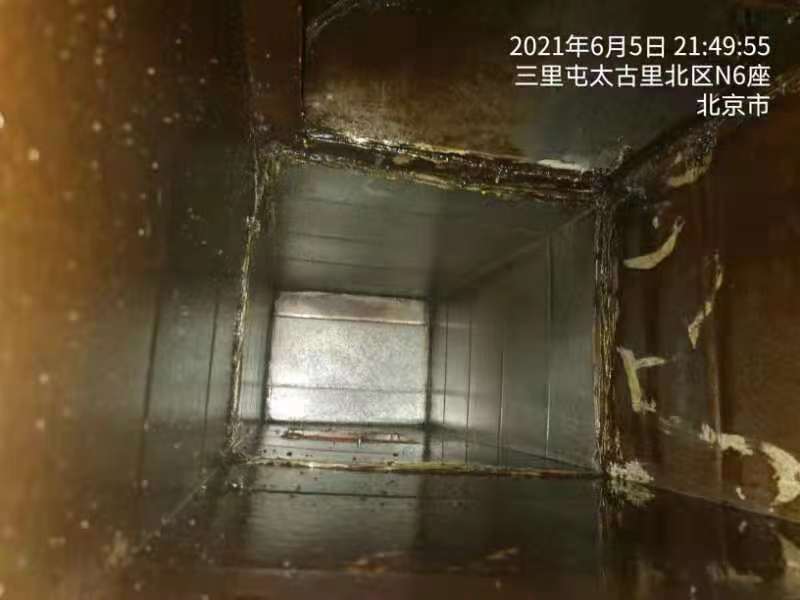 厨房排烟清洗系统前